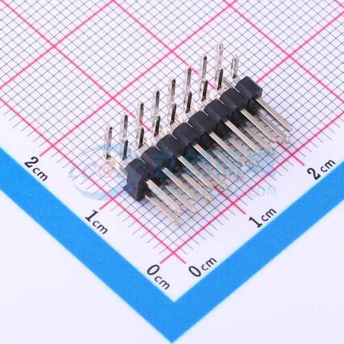 排针 PZ254-2-08-W-8.5 弯插,P=2.54mm 2x8P 方针 电子元器件配单