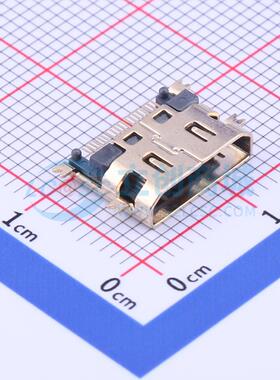 U-C-19SS-W-1 SMD HDMI 母 19P 卧贴 D-Sub/VGA连接器