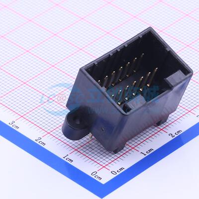 线对板针座 174975-2 插件,P=2.5mm 2x8P 原装 电子元器件配单