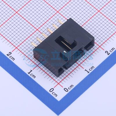线对板针座 FWF25404-S06S12K6B 插件,P=2.54mm 1x6P 直插 原装
