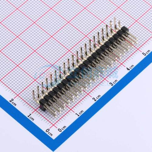 排针 P125-1220A0BR138A1 弯插,P=2.54mm 2x20P 方针 电子元器件