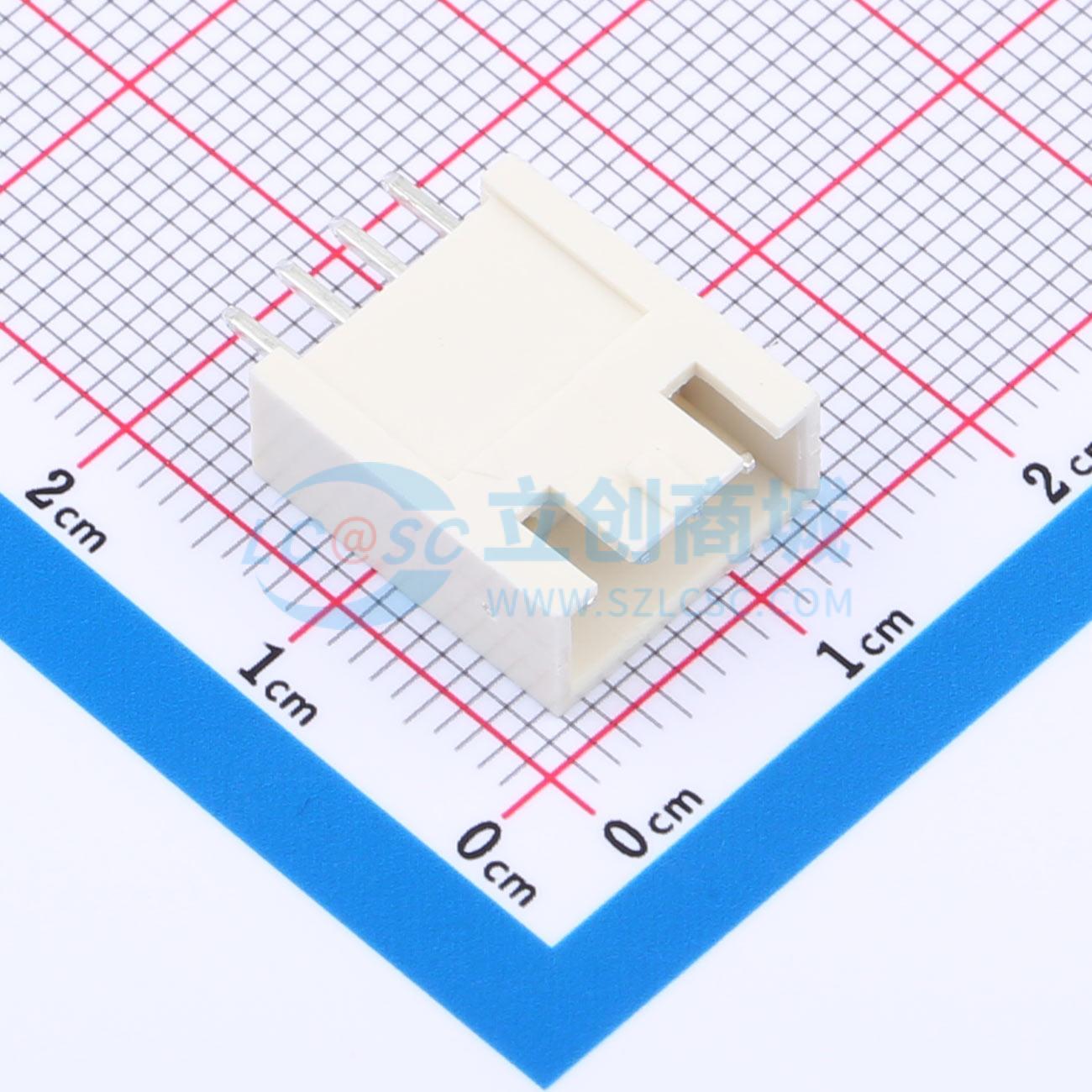 线对板针座 XD-TJC3B-H-4A 插件,P=2.54mm 1x4P 直插 电子元器件
