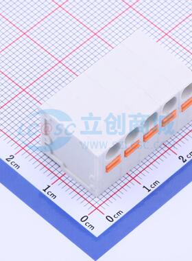 弹簧式接线端子 KF239-5.08-5P 插件,P=5.08mm 1x5P 5.08mm 原装
