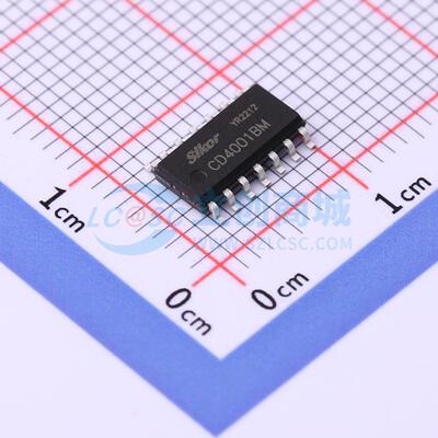 逻辑门 CD4001BM SOP-14 原装正品 电子元器件配单
