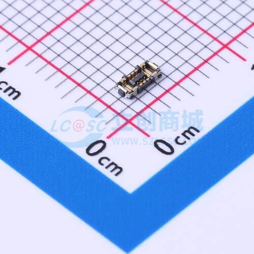 板对板与背板连接器 BM28B0.6-6DS/2-0.35V(51) SMD,P=0.35mm 6P