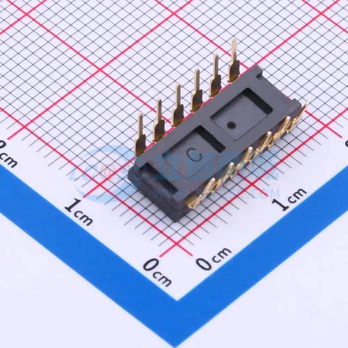 拨码开关 CFS-0602MC 插件 6位 PC引脚 原装正品
