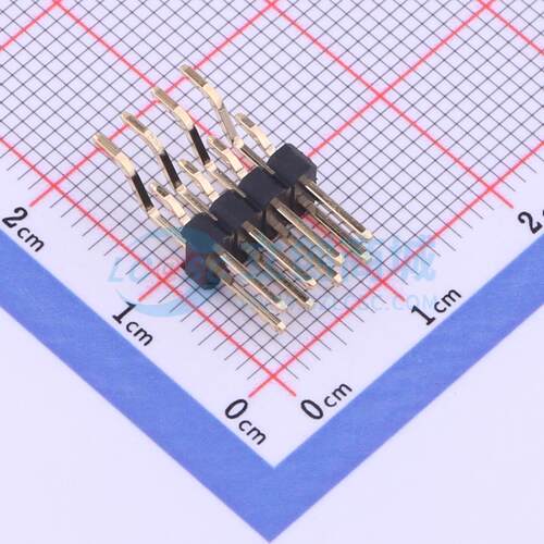 排针 X6521WRS-2x04E-C60D87 SMD,P=2.54mm,卧贴 2x4P 方针 原装