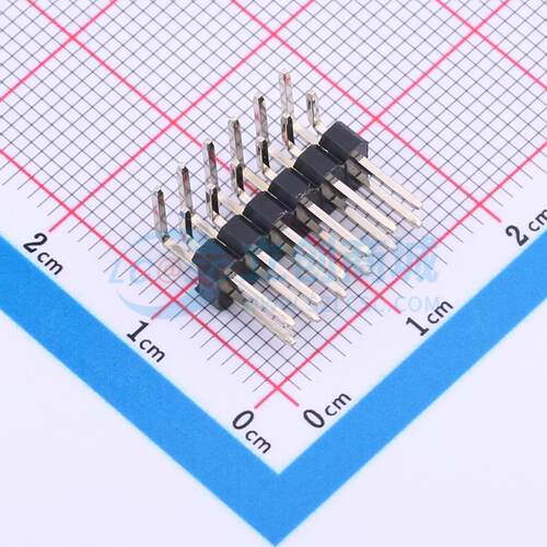 排针 PZ254-2-06-W-8.5 弯插,P=2.54mm 2x6P 方针 电子元器件配单