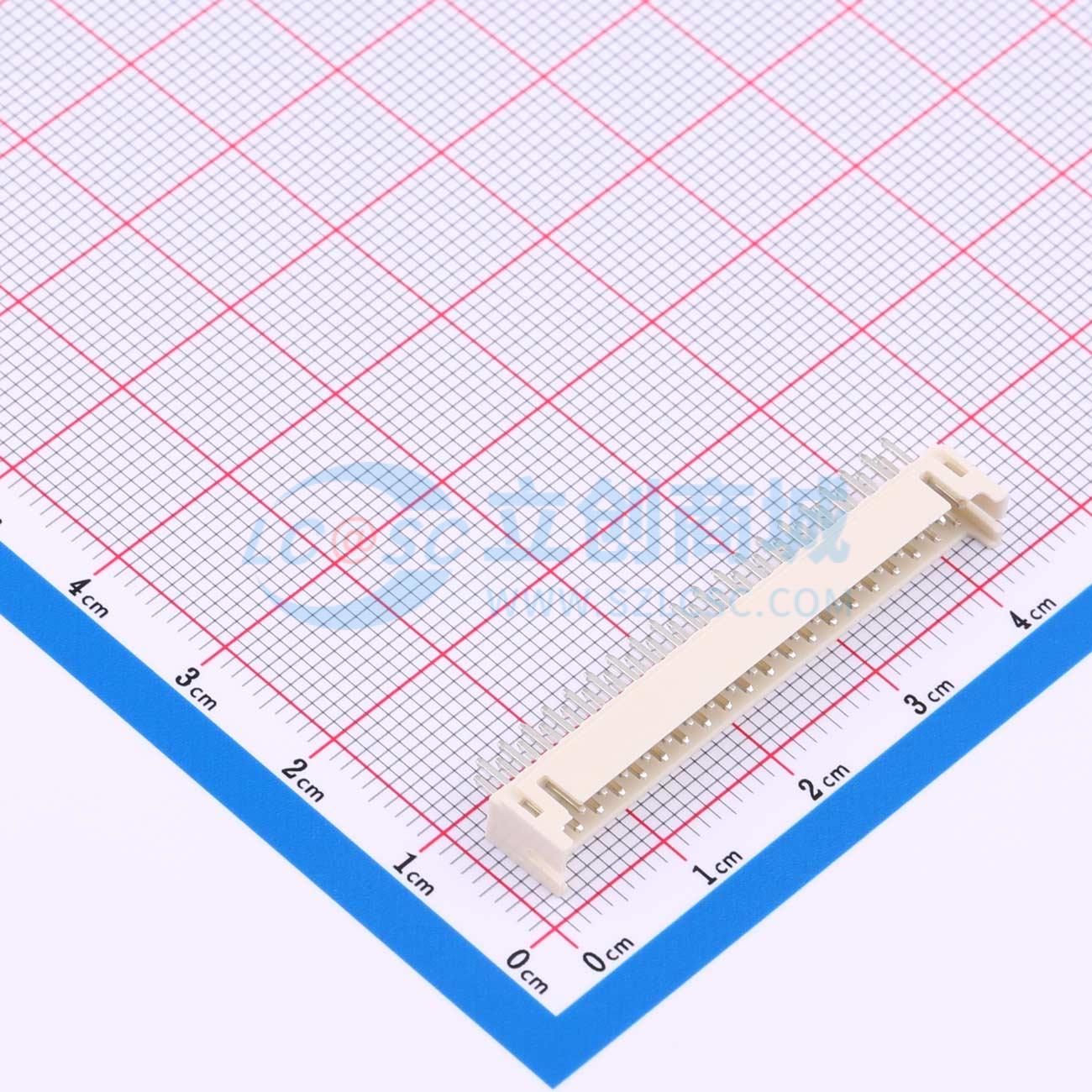 线对板针座 XD-PHD-2*20A 插件,P=2mm 2x20P 直插 电子元器件配单