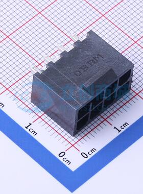 线对板针座 HM5204E-BG2ZLH 插件,P=4.2mm 2x4P 直插 电子元器件