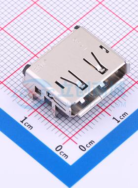 DP1RD20JQ1R400 SMD DisplayPort 母 20P 卧贴 D-Sub/VGA连接器