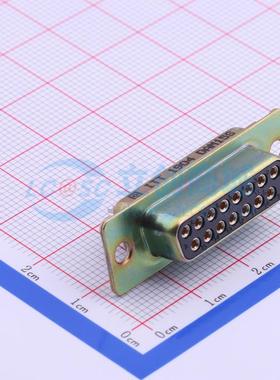 DAM15S - D-Sub 母 15P 焊线式 D-Sub/VGA连接器