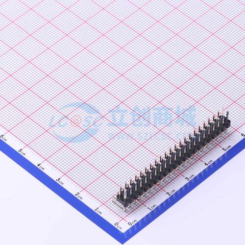排针 2.54-2*22P弯针 弯插,P=2.54mm 原装正品 电子元器件配单