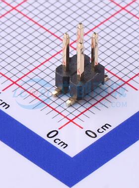 排针 X6521WVS-2x02H-C60D74 SMD,P=2.54mm 2x2P 方针 电子元器件