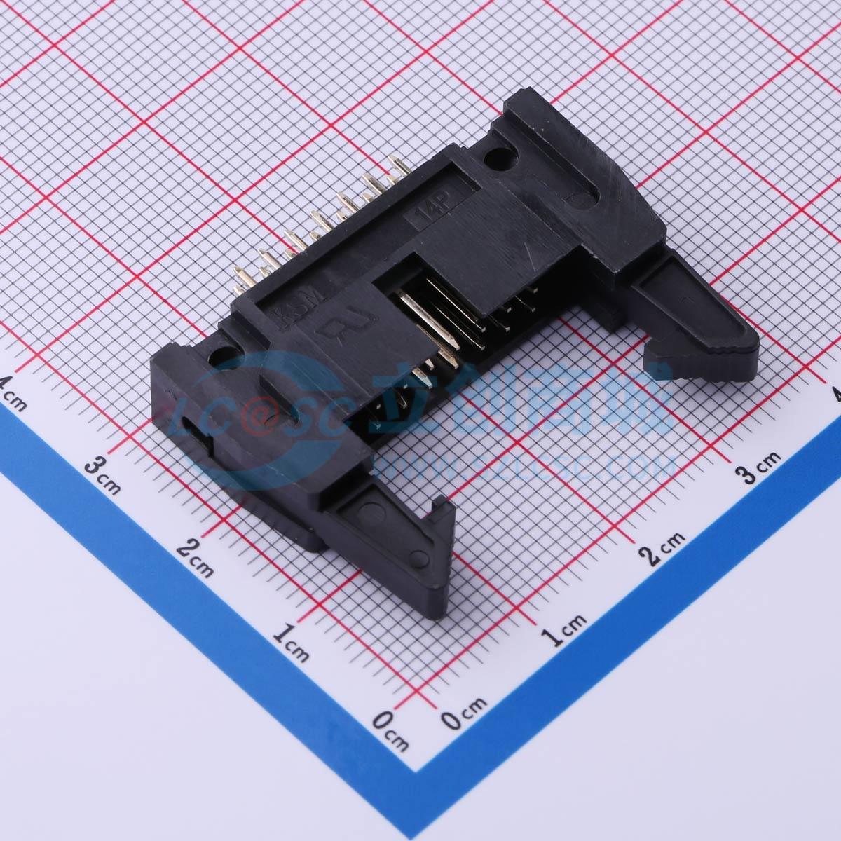 连接器 DC2-2.54-14PAS P=2.54mm 原装正品