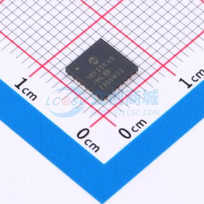 单片机(MCU/MPU/SOC) PIC18F25K40-I/ML QFN-28-EP(6x6) 原装正品