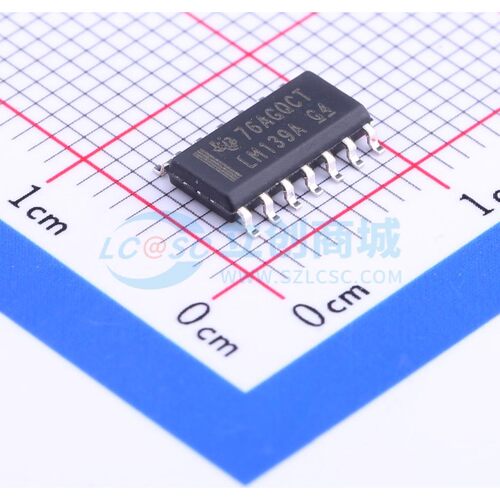 比较器 LM139ADR SOIC-14 原装正品 电子元器件配单