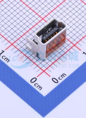 USB连接器 513870578 SMD Mini-B 卧贴 原装正品 电子元器件配单