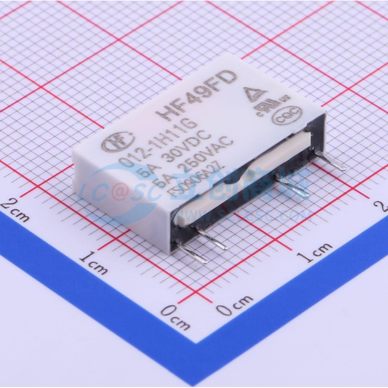 功率继电器 HF49FD/012-1H11G SIP,5x20mm 4 12V 电子元器件配单