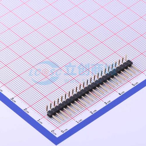 排针 X6511WR-23H-C60D30R2 弯插,P=2.54mm 1x23P 方针 原装正品