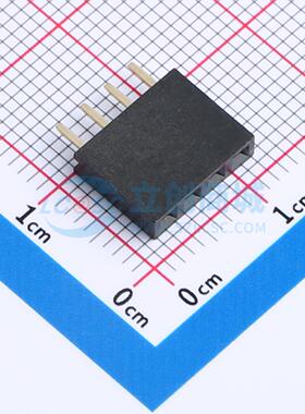 排母 PM254V-11-04-H85 插件,P=2.54mm 1x4P 单排 电子元器件配单