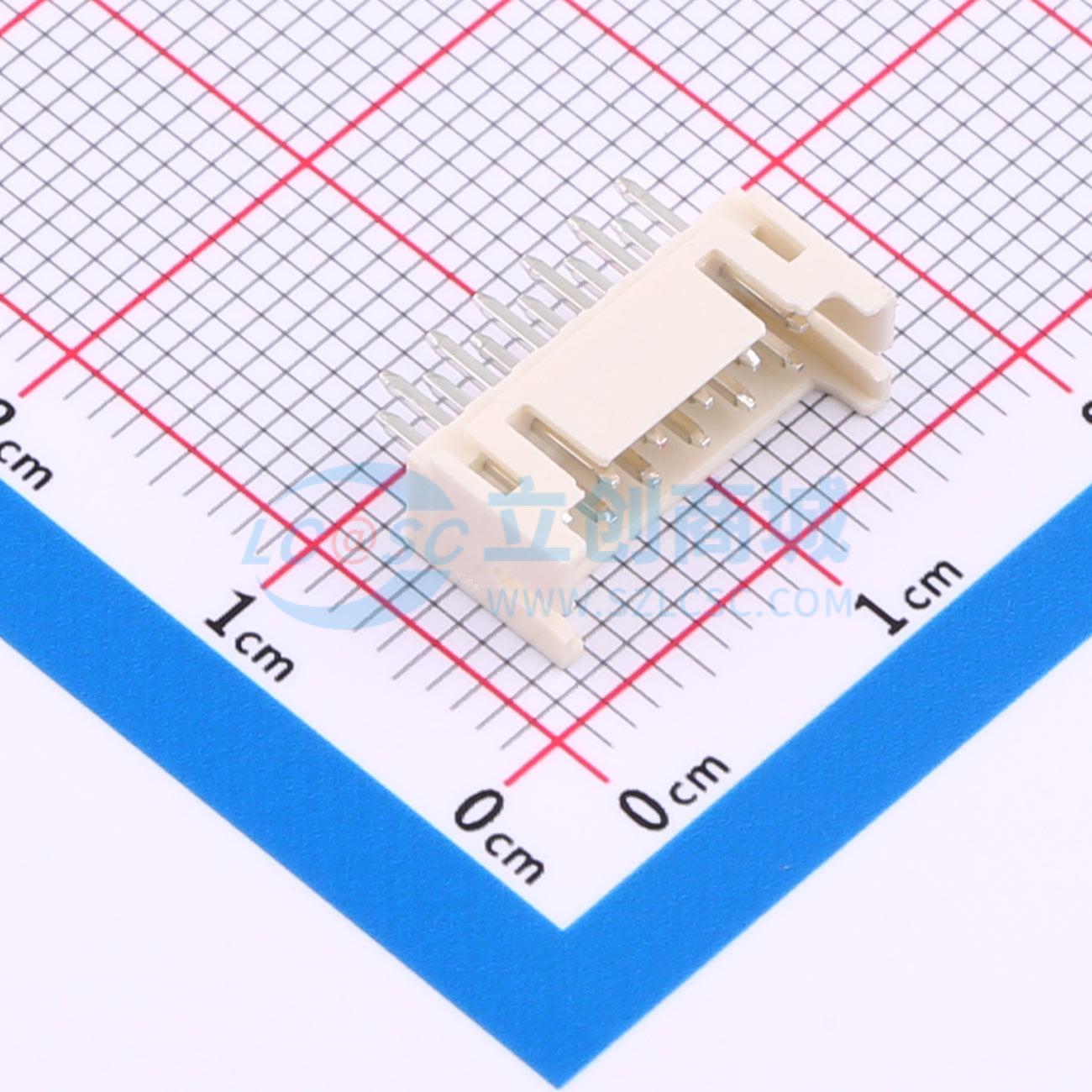 线对板针座 XD-PHD-2*6A 插件,P=2mm 2x6P 直插 电子元器件配单