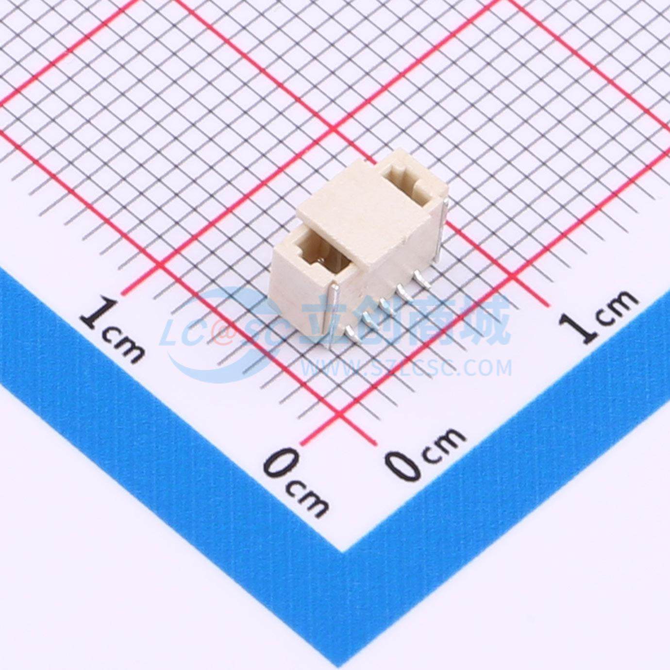线对板针座 XD-1.0-5PLT SMD,P=1mm 1x5P 立贴 电子元器件配单