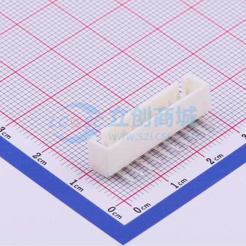 线对板针座 M2501RF-10P 弯插,P=2.5mm 1x10P 弯插 电子元器件