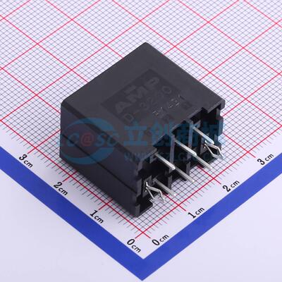 线对板针座 1-178140-5 插件,P=5.08mm 2x3P 直插 电子元器件配单