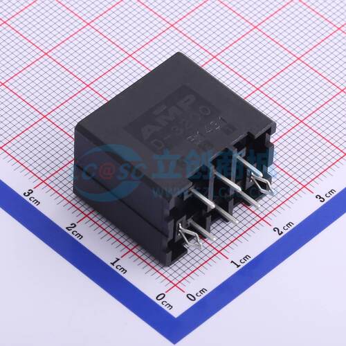 线对板针座 1-178140-5 插件,P=5.08mm 2x3P 直插 电子元器件配单