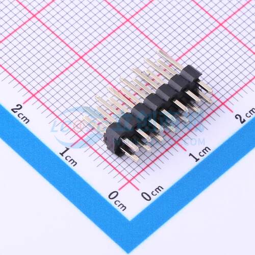 排针 PZ254-2-07-Z-8.5 插件,P=2.54mm 2x7P 方针 电子元器件配单