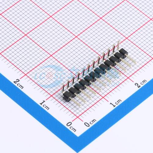 排针 DS1025-02-1x12P8BR1-B 弯插,P=2mm 1x12P 电子元器件配单