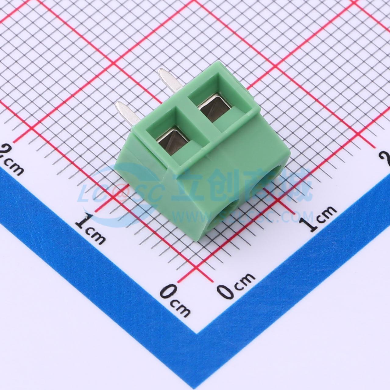插拔式接线端子 MKDSN 1,5/ 2-5,08 插件,P=5.08mm 电子元器件
