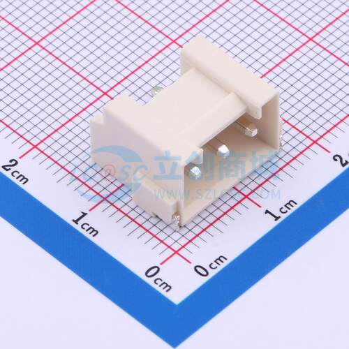 线对板针座 L396VH-03PW SMD,P=3.96mm 1x3P 卧贴 电子元器件配单