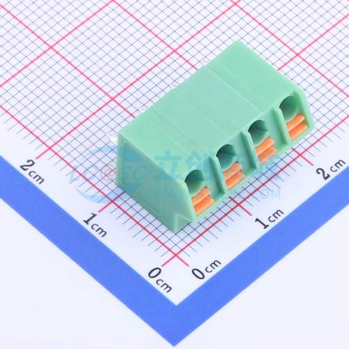 弹簧式接线端子 KF250NH-5.0-4P 插件,P=5mm 1x4P 5mm 电子元器件