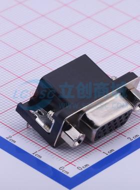 D-DMRH15PF-E006 弯插 D-Sub 母 15P 弯插 D-Sub/VGA连接器