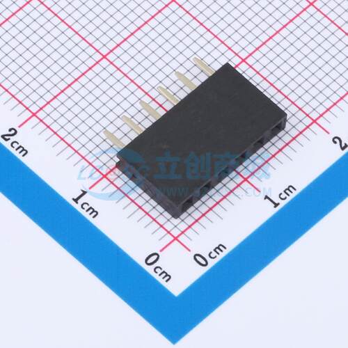 排母 IPCP254F06PB07V 插件,P=2.54mm 1x6P 单排 电子元器件配单