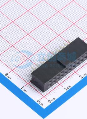 排母 DS1023-02-2x10SF11 插件,P=2.54mm 2x10P 电子元器件配单