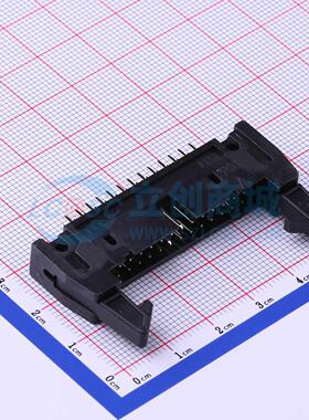 连接器 331026SG0ABLA02 插件,P=2.54mm 2x13P 牛角扣