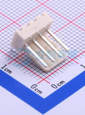 线对板针座 W-2510R04P-F000 弯插,P=2.5mm 1x4P 弯插 电子元器件