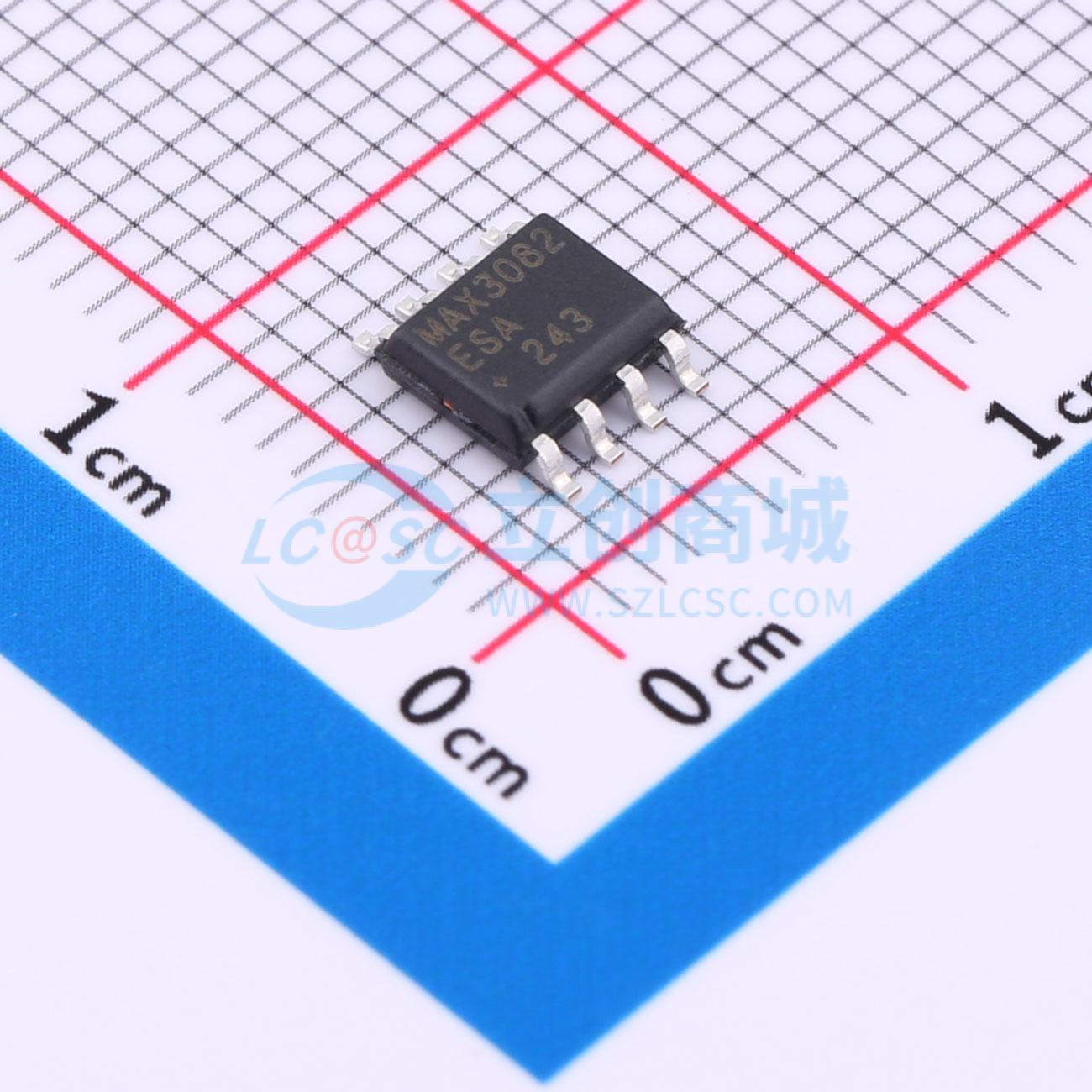 RS-485/RS-422芯片 MAX3082ESA+T SOP-8 原装正品 电子元器件配单