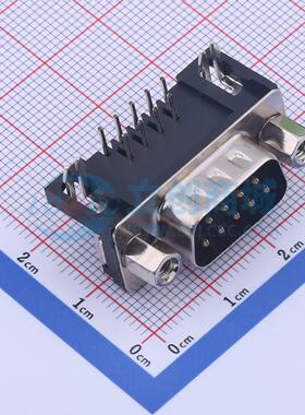FDB0901-M0DB300K6KF 弯插 D-Sub 公 9P 弯插 D-Sub/VGA连接器