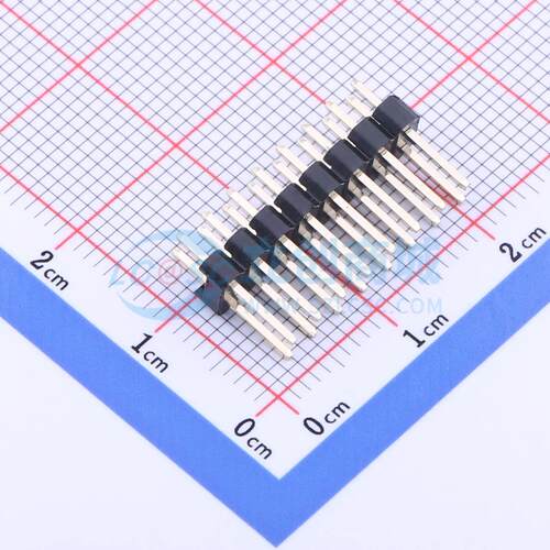 排针 DZ254R-22-16-63 插件,P=2.54mm 2x8P 方针 电子元器件配单