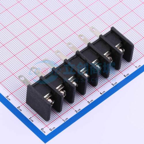 栅栏式接线端子 DBT30H-9.5-7P-BK-P 插件,P=9.5mm 电子元器件
