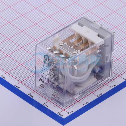 功率继电器 HF18FF/110-4Z2 插件,21.5x28mm 14 110V 电子元器件