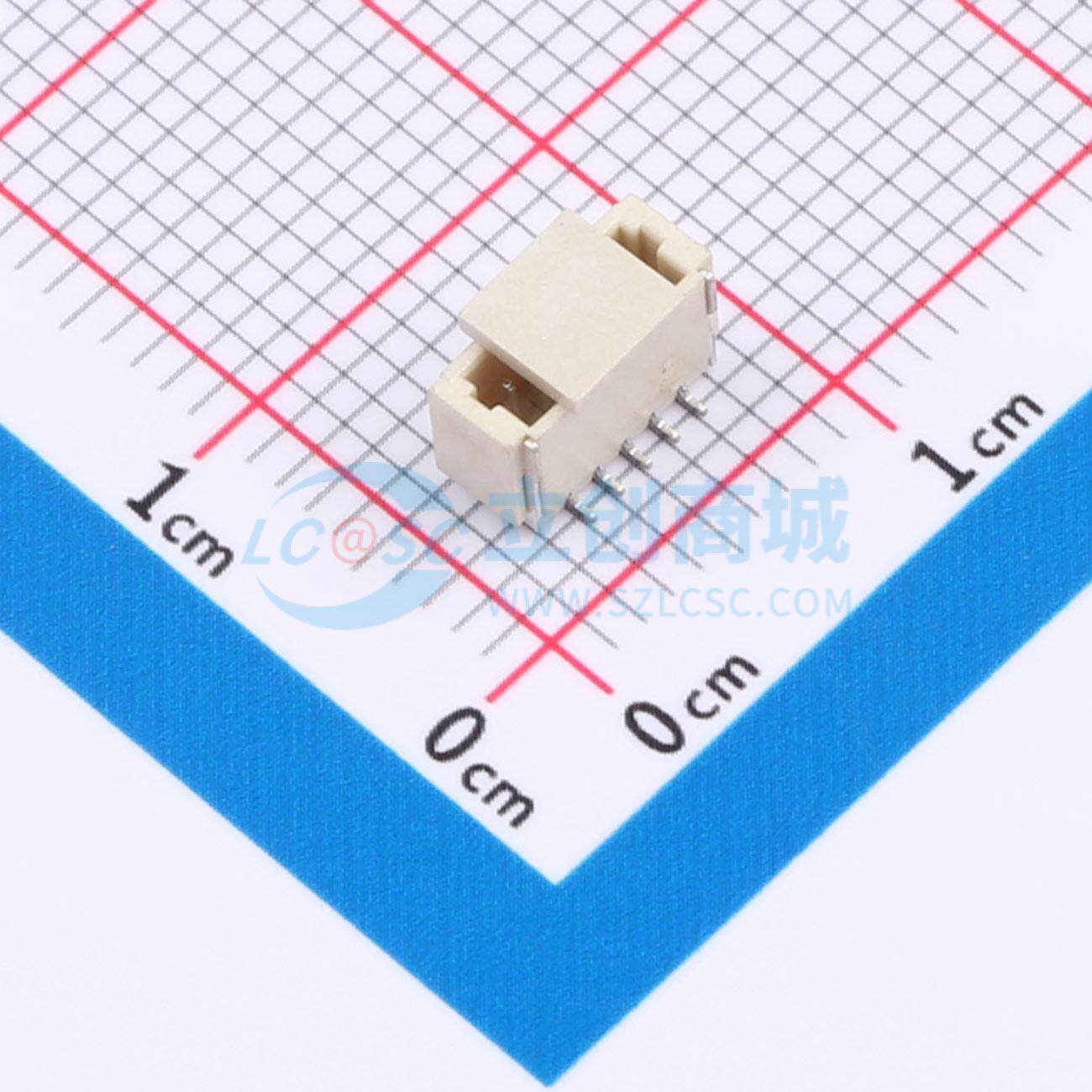 线对板针座 ZX-SH1.0-5PLT SMD,P=1mm 1x5P 立贴 电子元器件配单