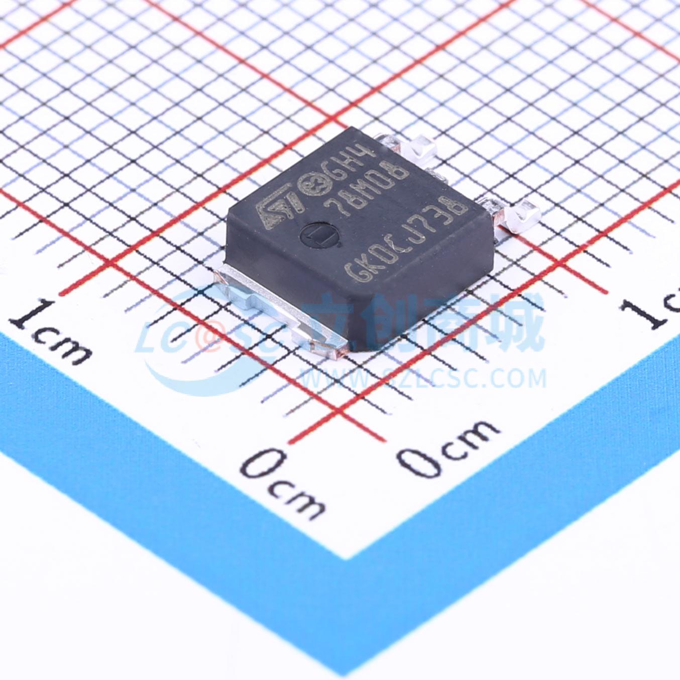 线性稳压器(LDO) L78M08CDT-TR TO-252-2(DPAK) 电子元器件配单