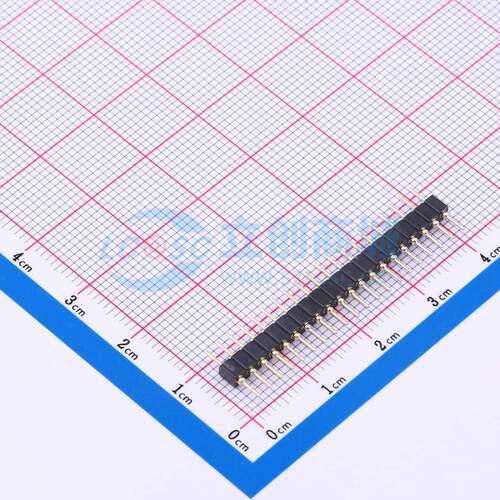 排针 PZ200-1-20-Z-C 插件,P=2mm 1x20P 圆针 电子元器件配单