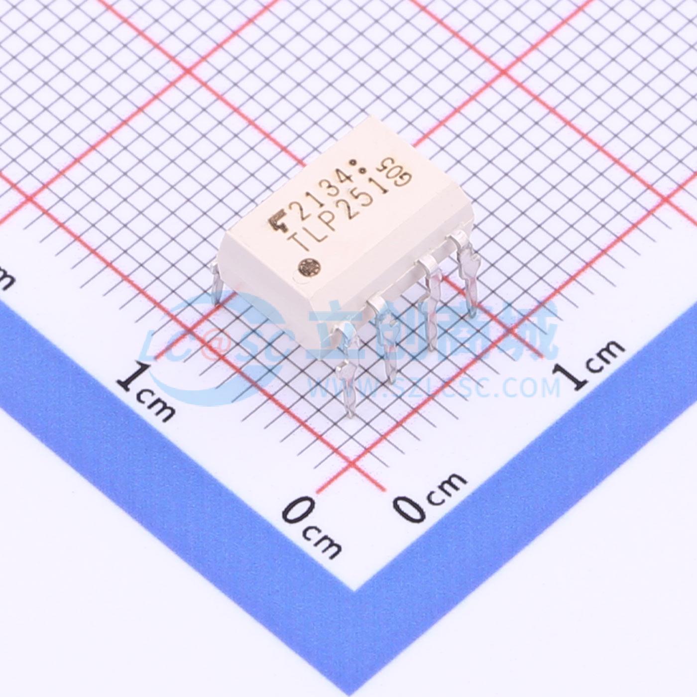逻辑输出光耦 TLP251(F) DIP-8 原装正品 电子元器件配单