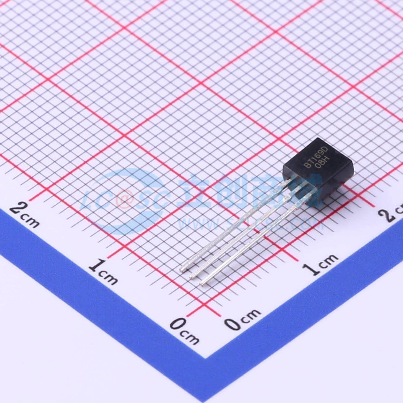晶闸管(可控硅)/模块 BT169D TO-92-3 Slkor(萨科微) 电子元器件
